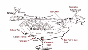 Map Bromo